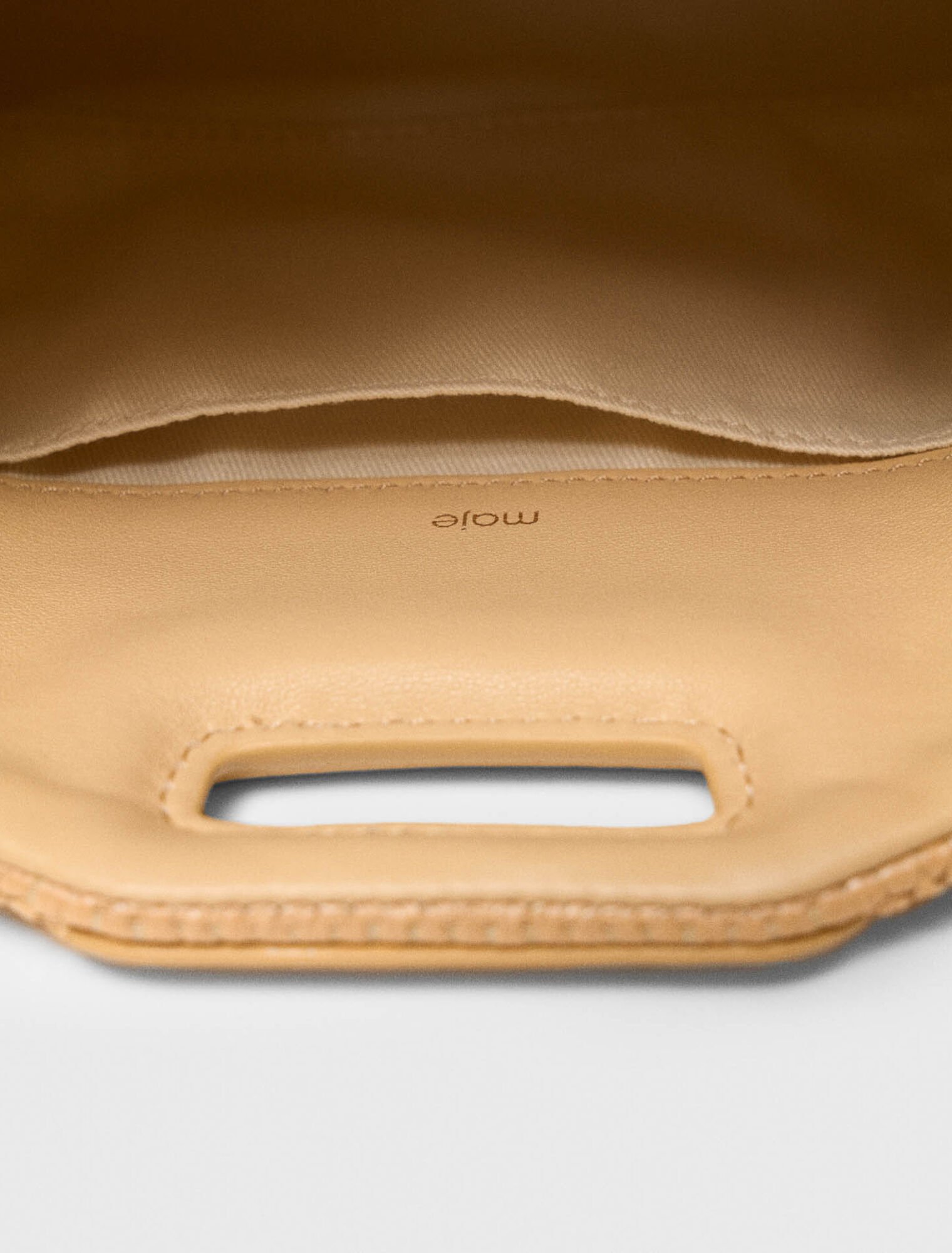 Bolso Miss M mini efecto rafia