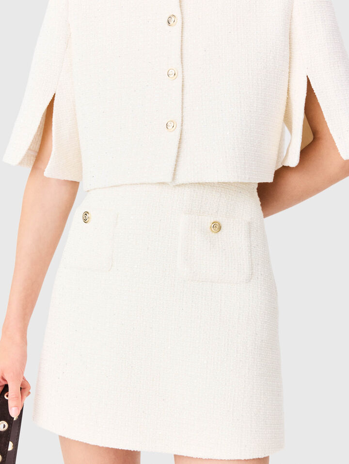 Vestido de tweed 2 en 1