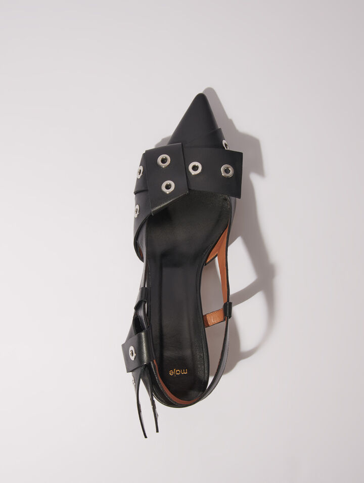Tacones de punta fina