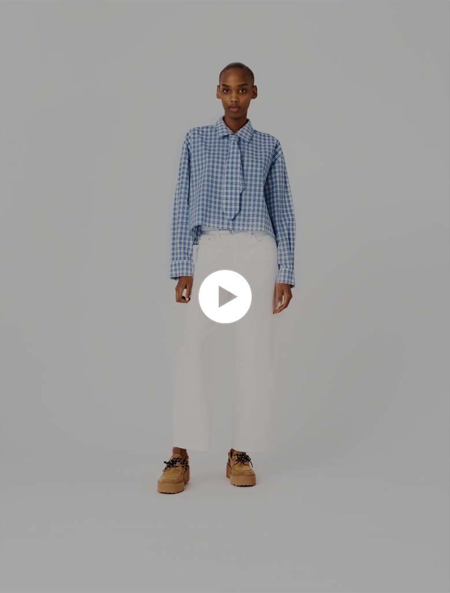 Camisa strass y corbata extra&iacute;ble