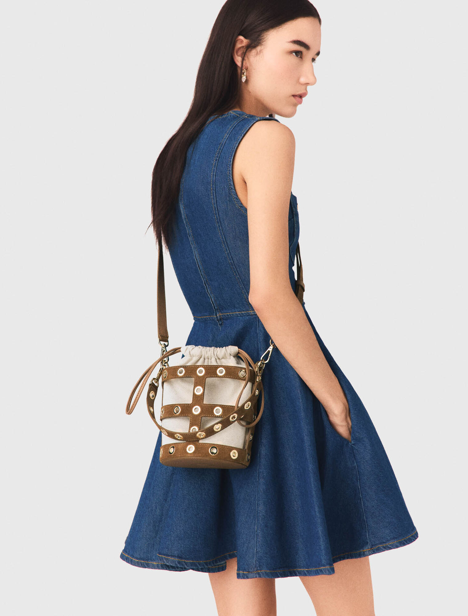 Bolso cubo Miss M de ante