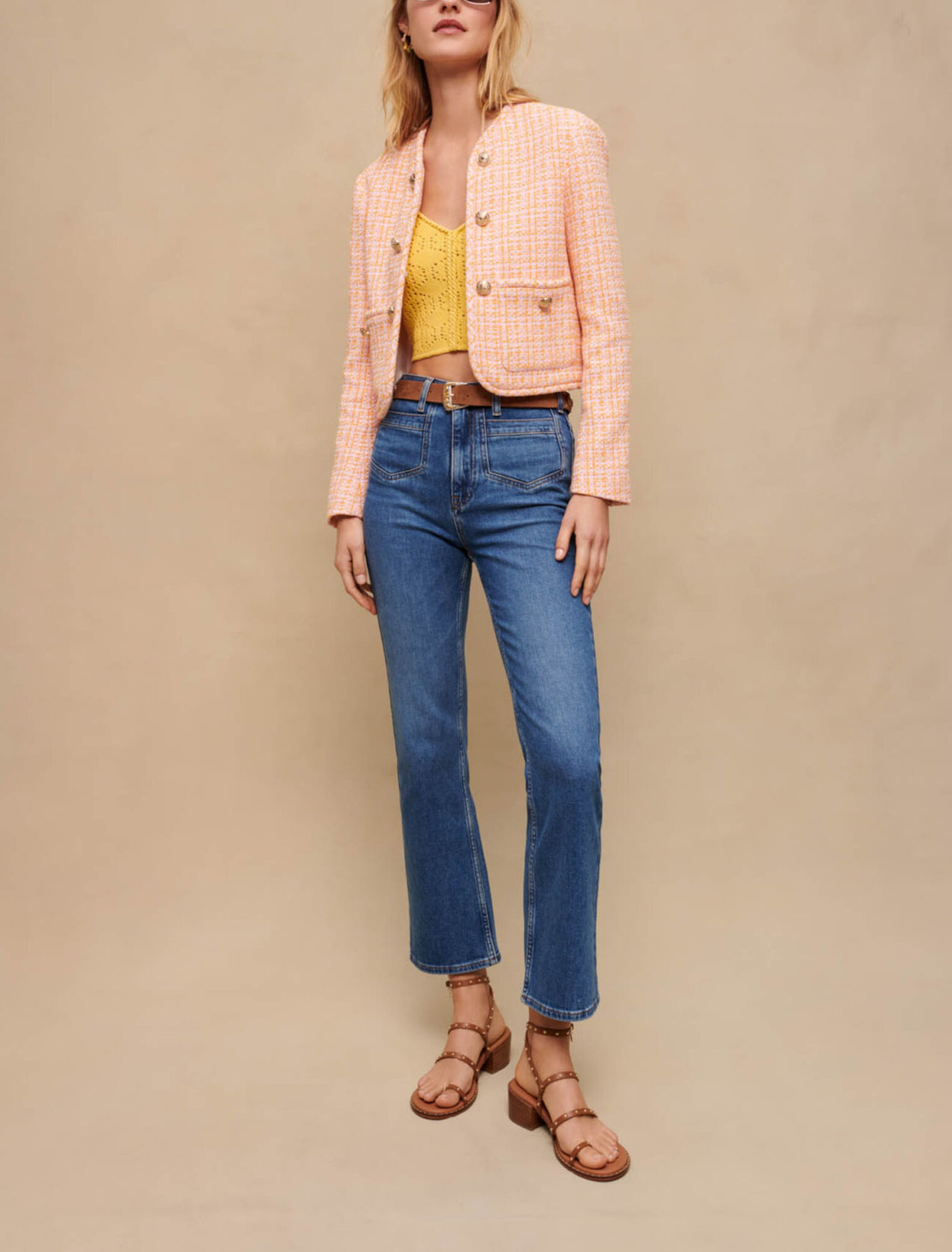 Chaqueta de tweed