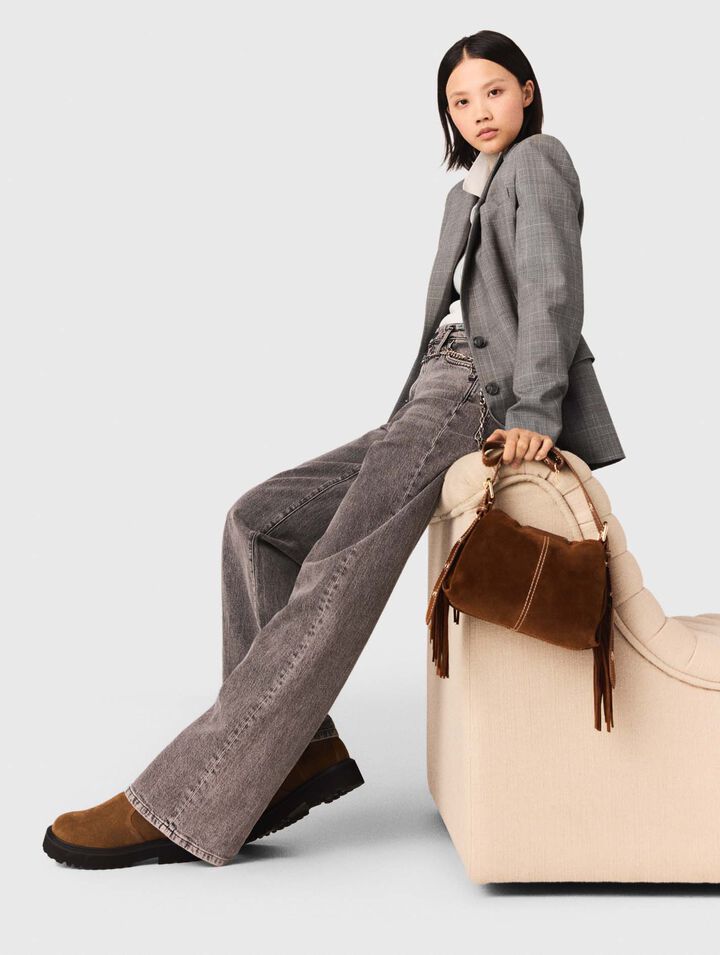 Vaquero ancho cinturón de eslabones