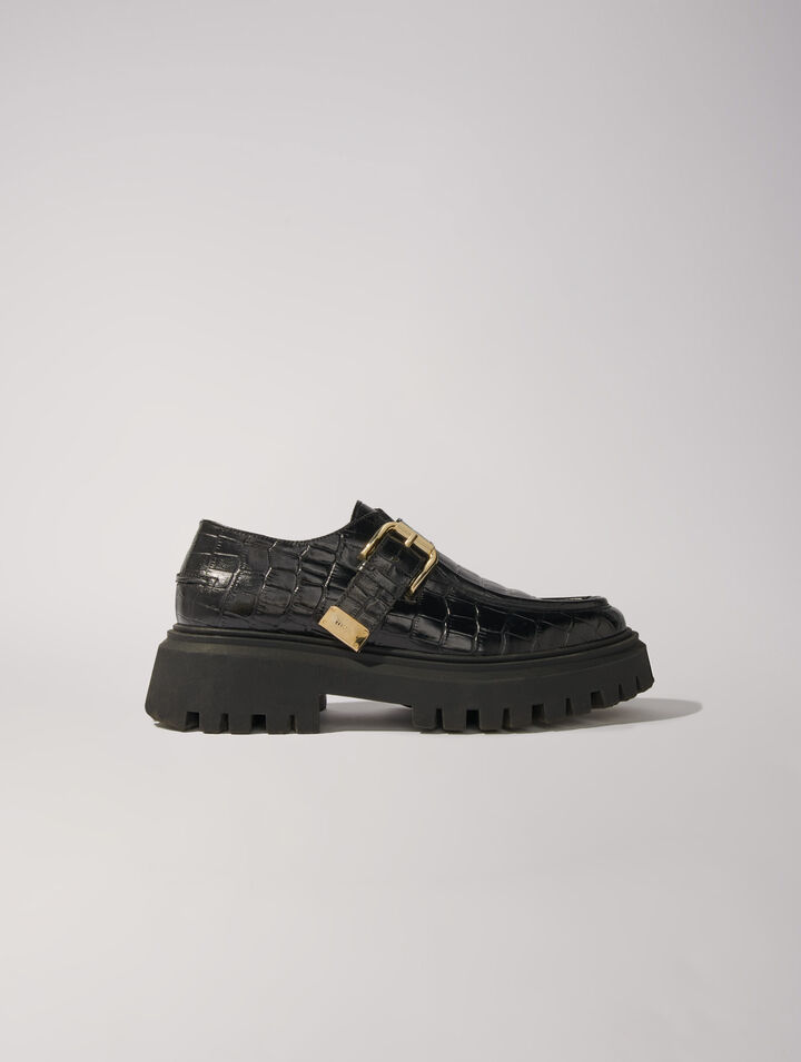 Derby chunky de piel