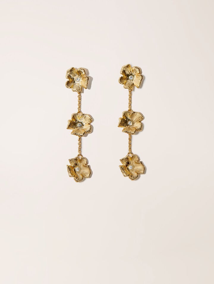 Pendientes flor