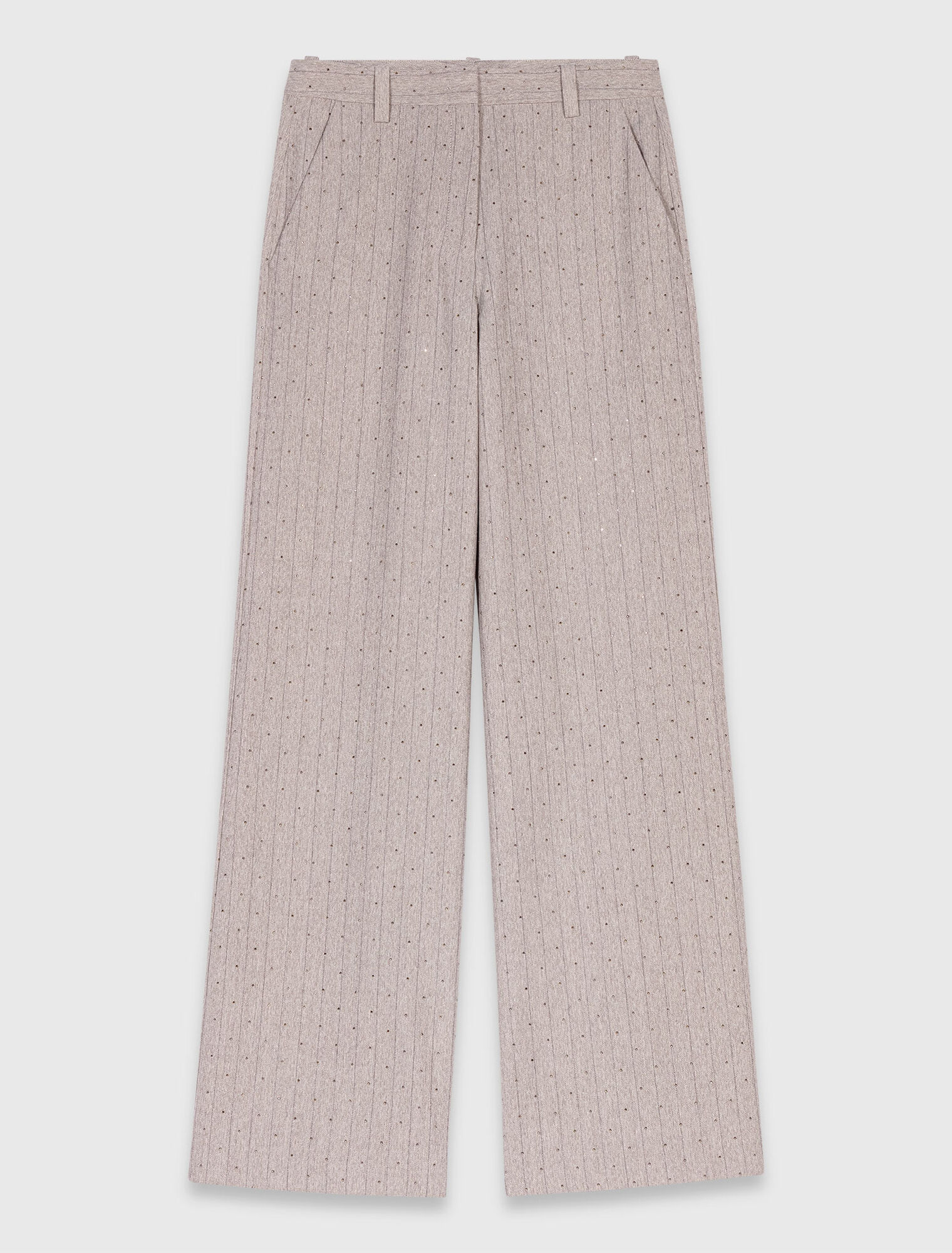 Pantalón de traje con strass