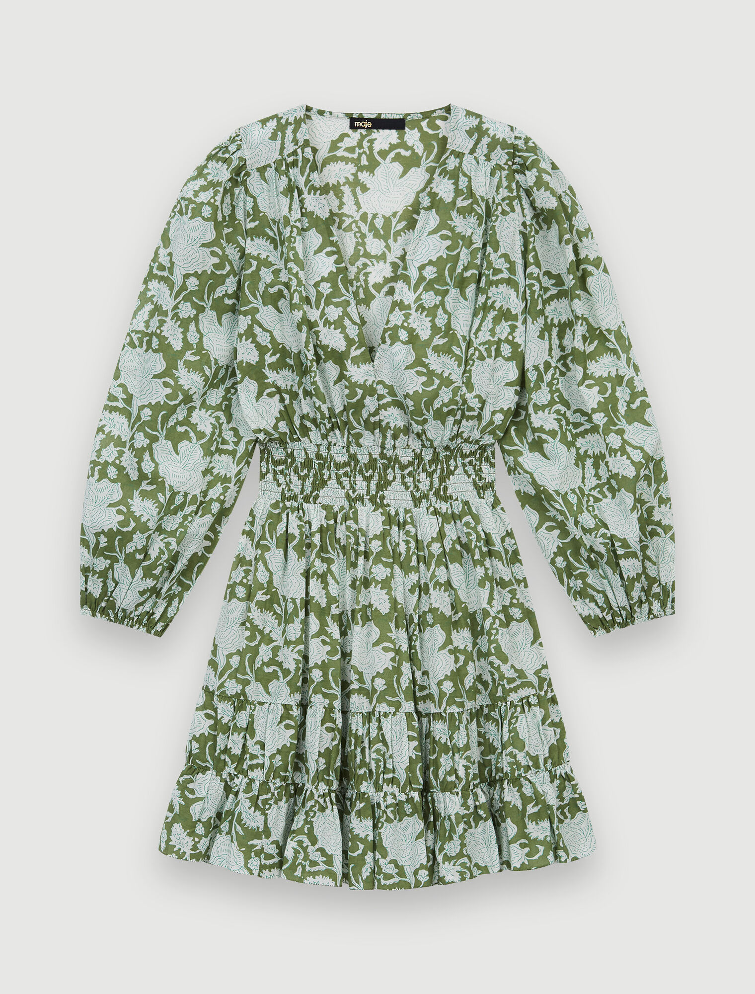 Vestido corto estampado