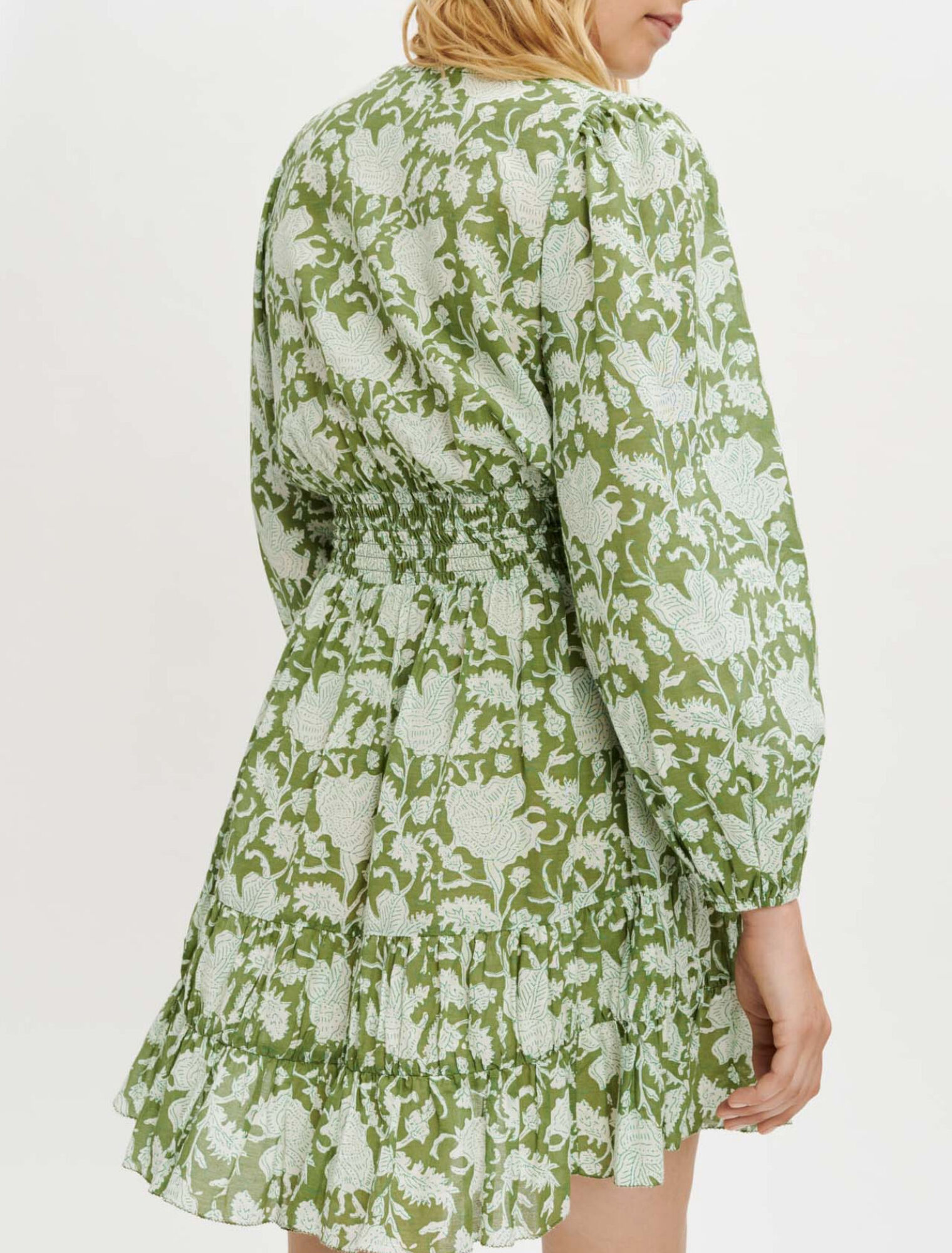 Vestido corto estampado