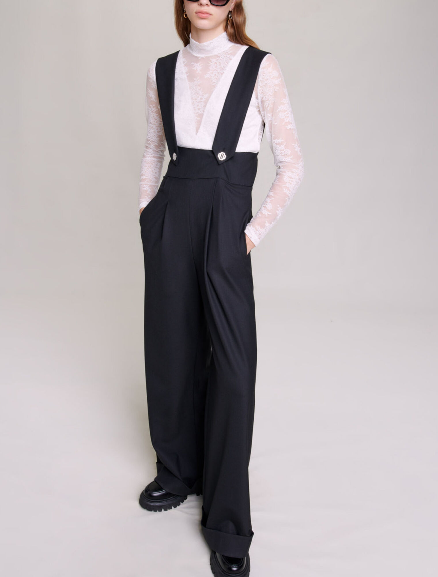 Pantalón largo con tirantes