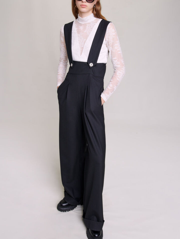 Pantalón largo con tirantes