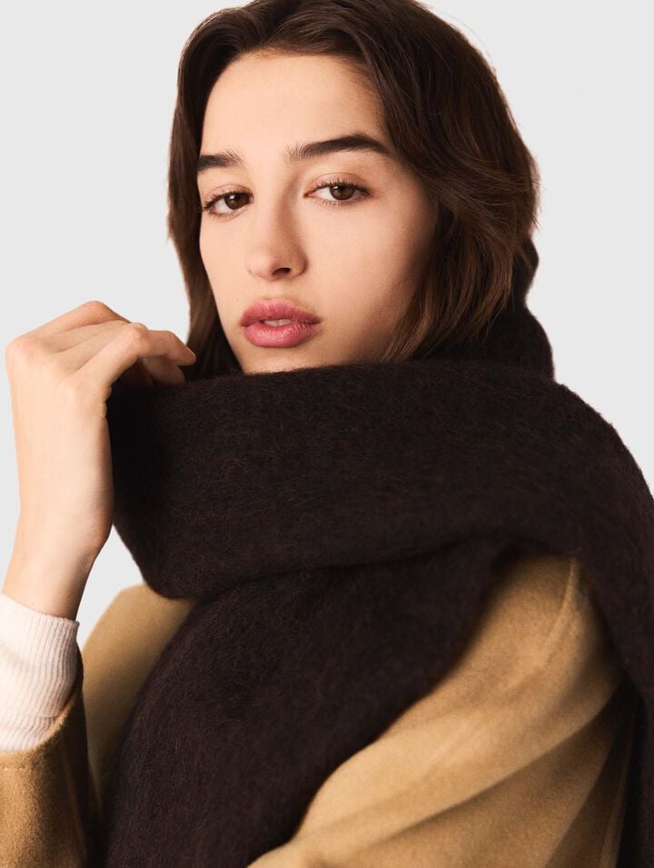 Bufanda de mezcla de alpaca