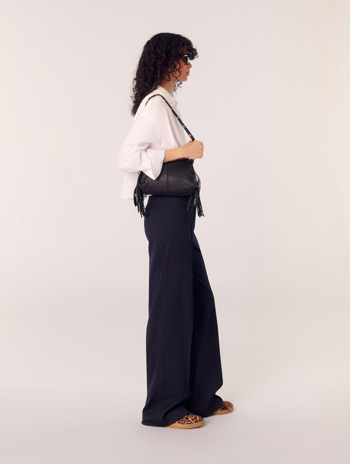 Bolso Miss M mini de cuero liso