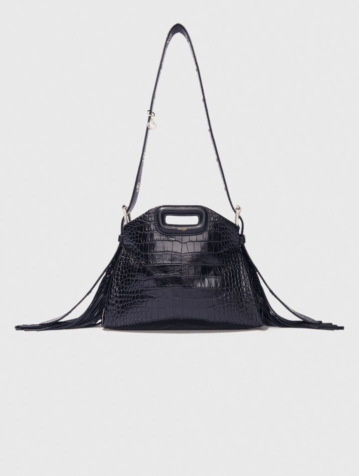 Bolso Miss M mini de piel repujada