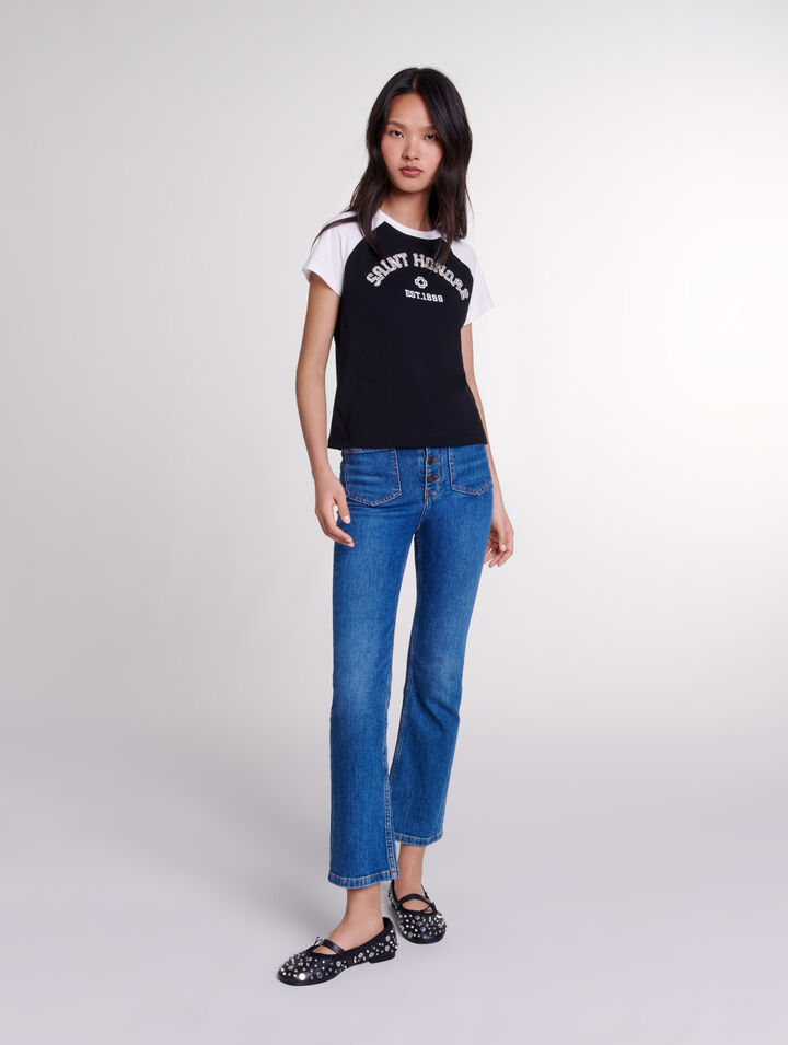 Camiseta «Saint Honoré» con strass