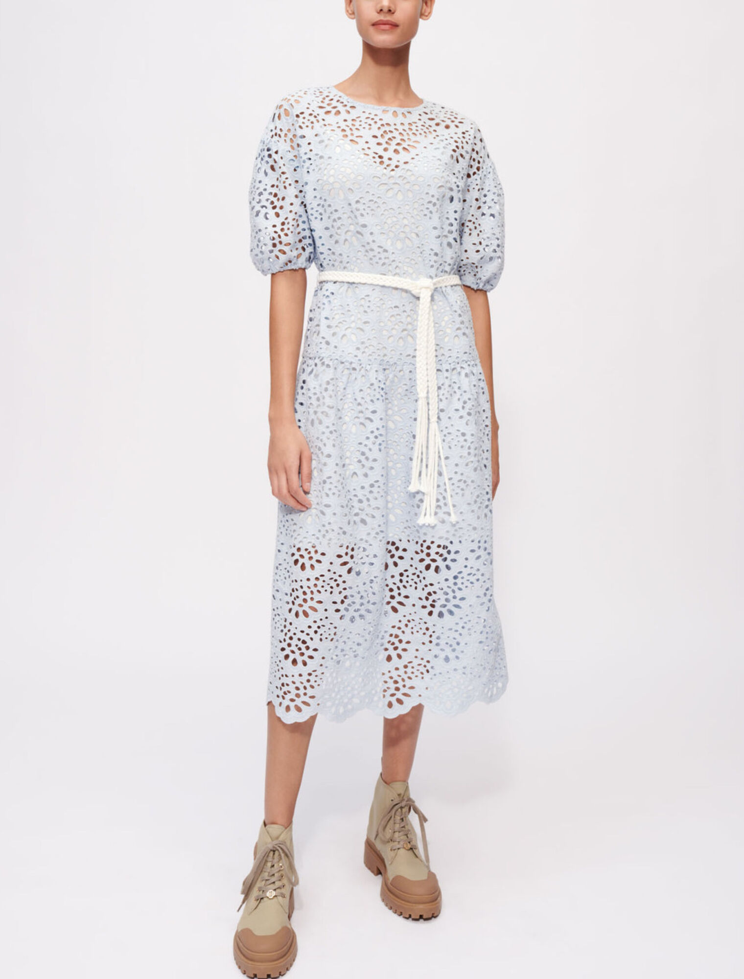 Vestido de guipur