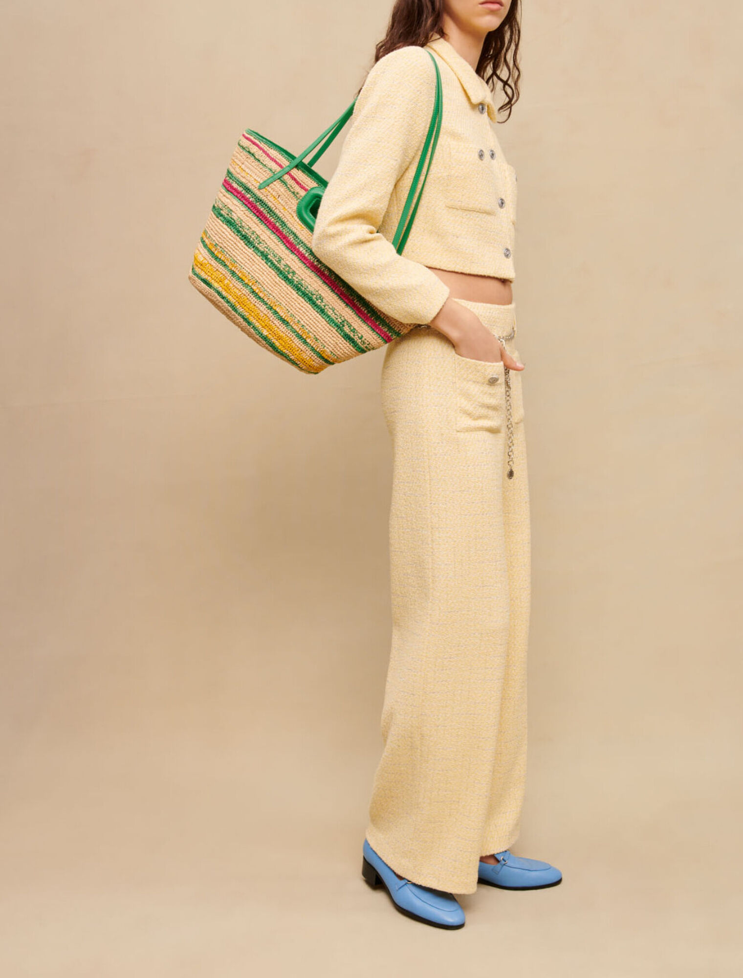 Chaqueta de sastre corta de tweed