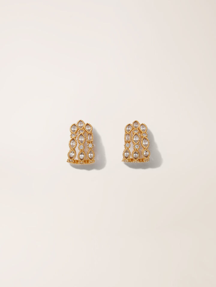 Pendientes con brillantes