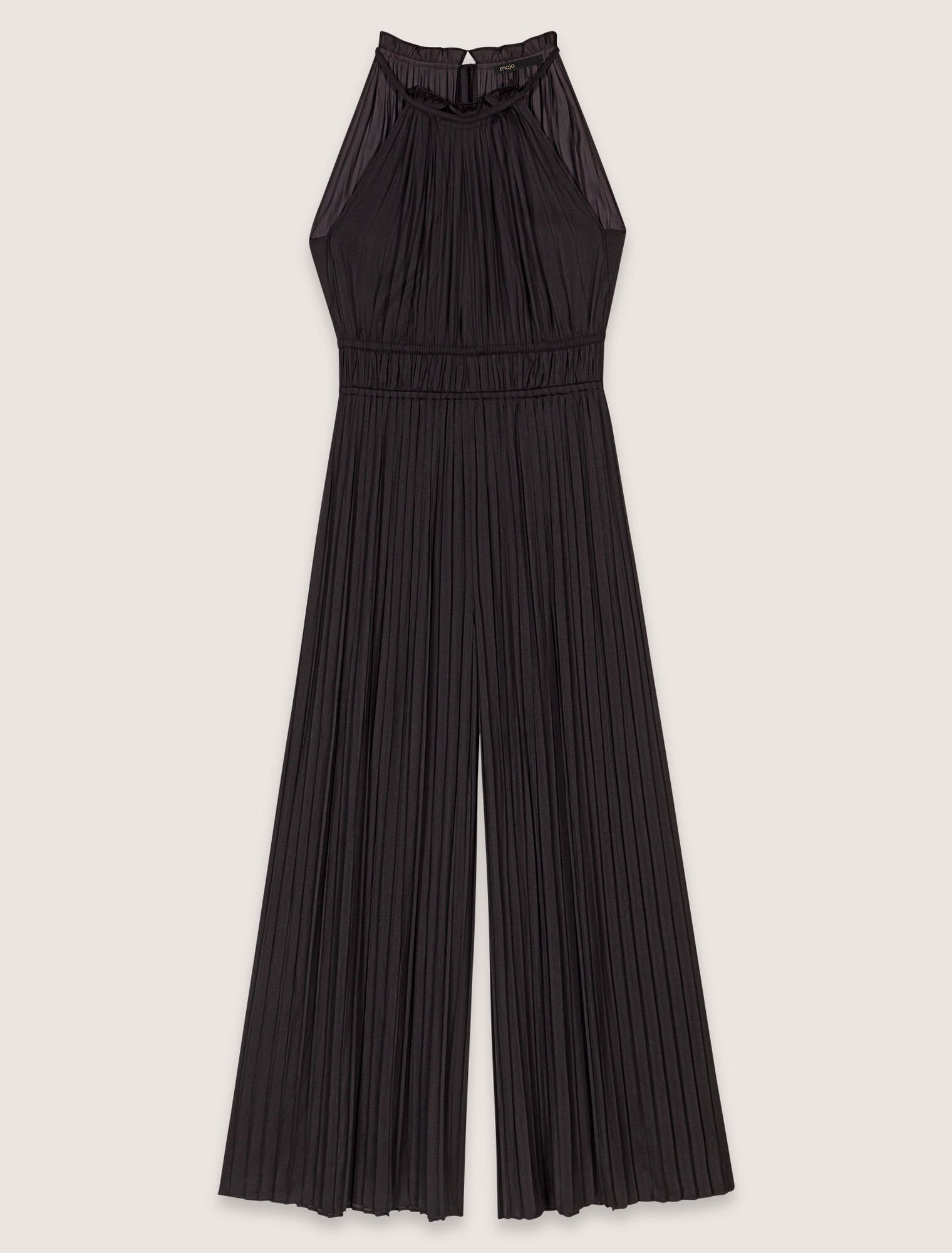 Mono con pantalón plisado