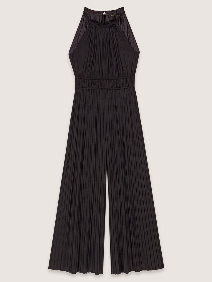 Mono con pantalón plisado