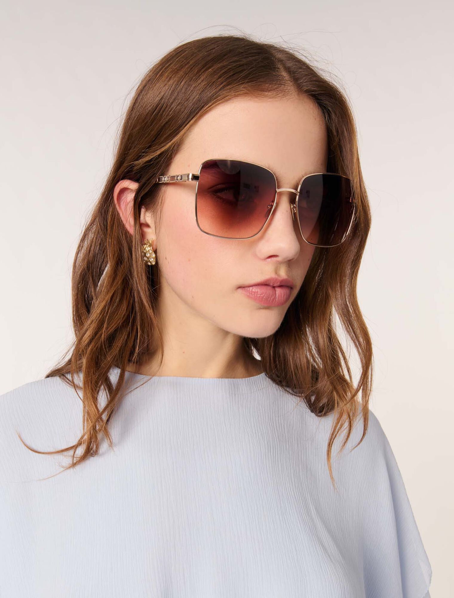 Top de muselina con volantes