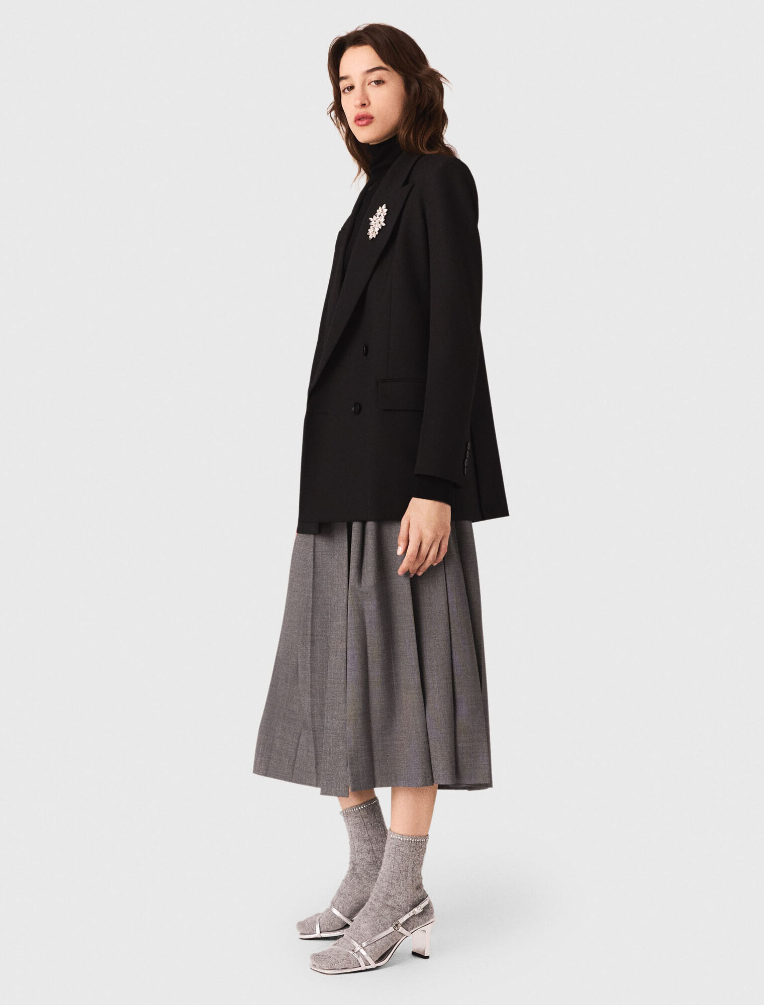 Chaqueta de doble botonadura