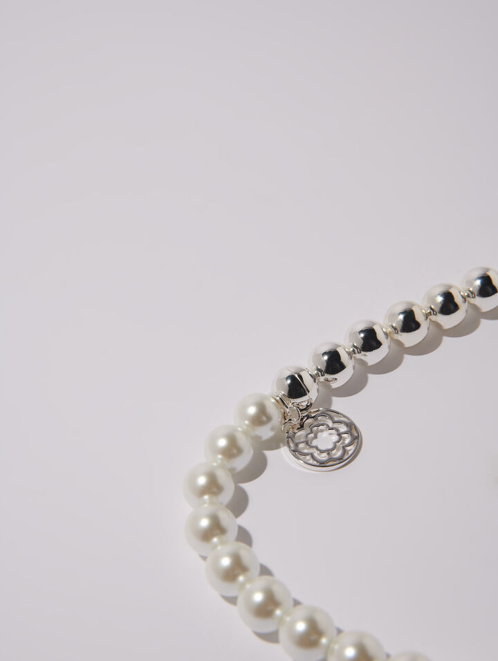 Collar choker de cuentas mixtas