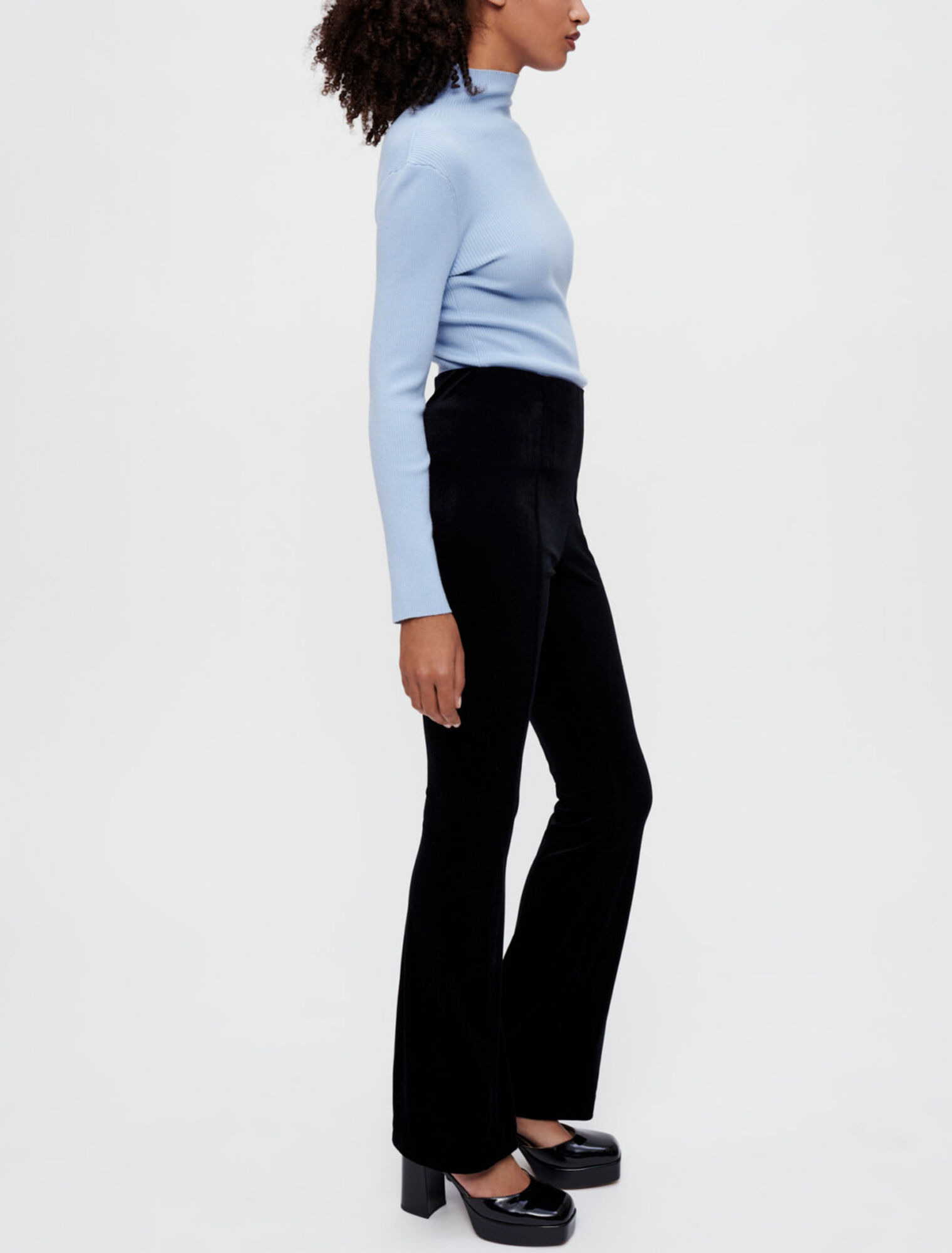 Pantalón de terciopelo stretch