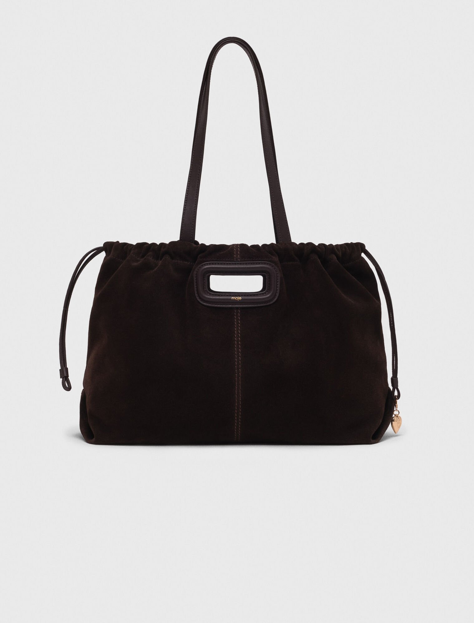 Bolso M tote de piel serraje