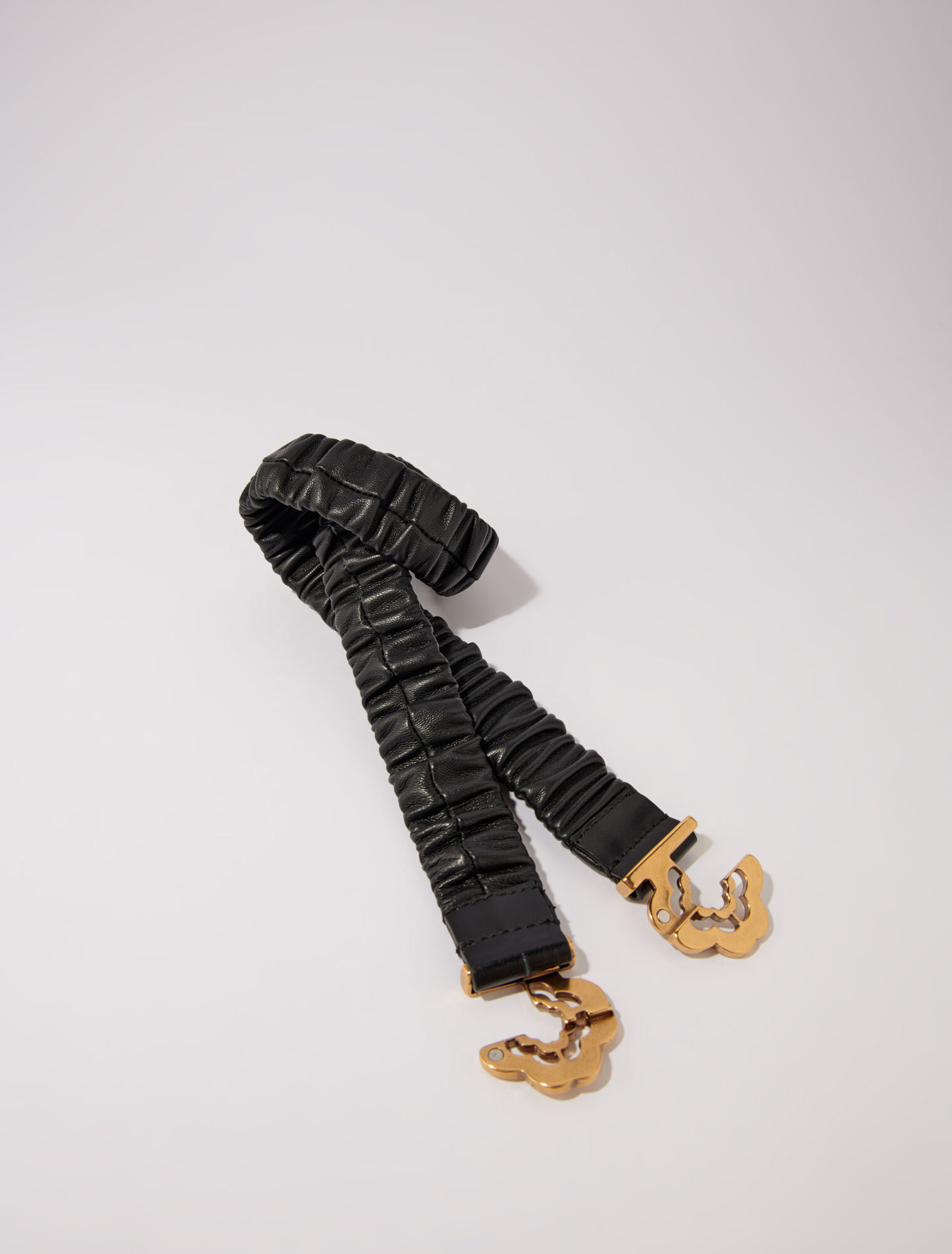 Cinturón de cuero elástico