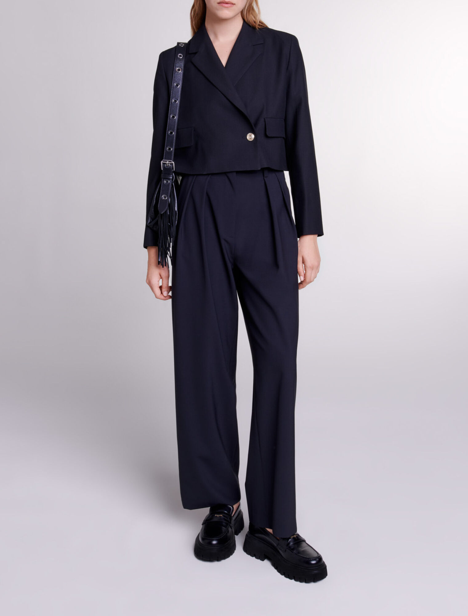 Veste courte droite