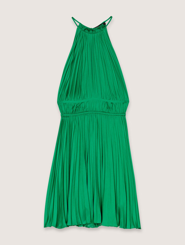 Vestido corto espalda descubierta