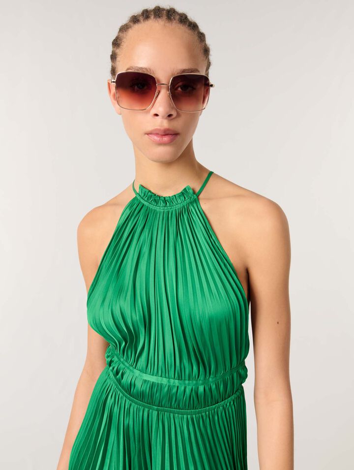 Vestido corto espalda descubierta