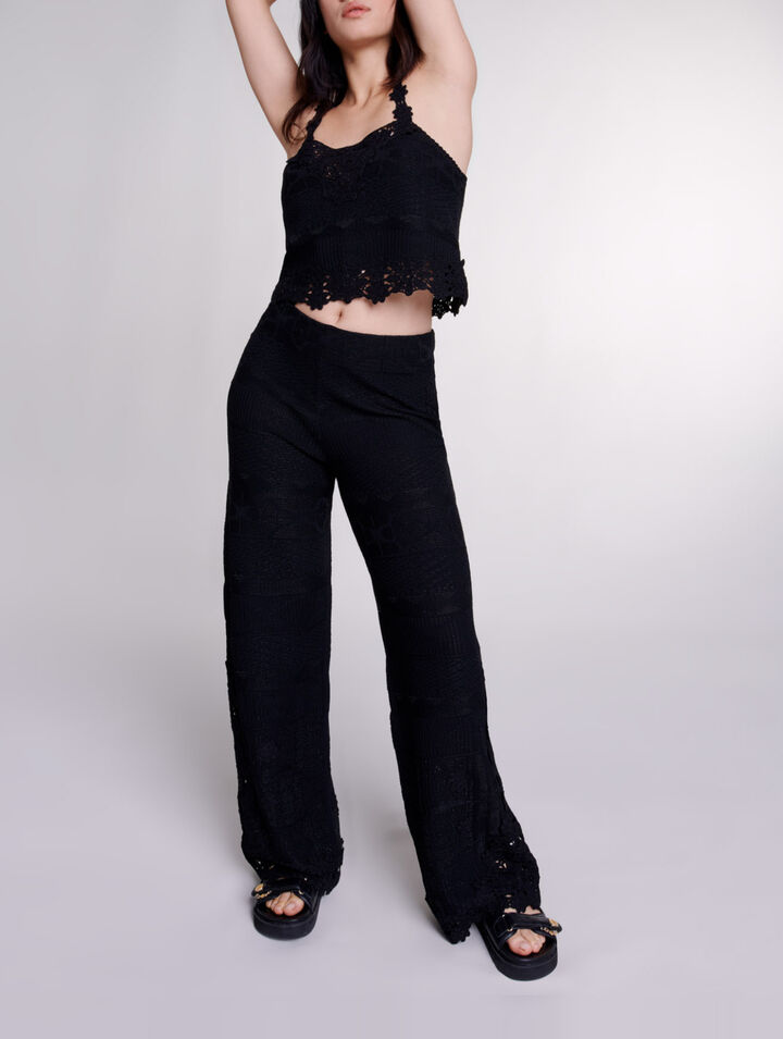Pantalón de ganchillo
