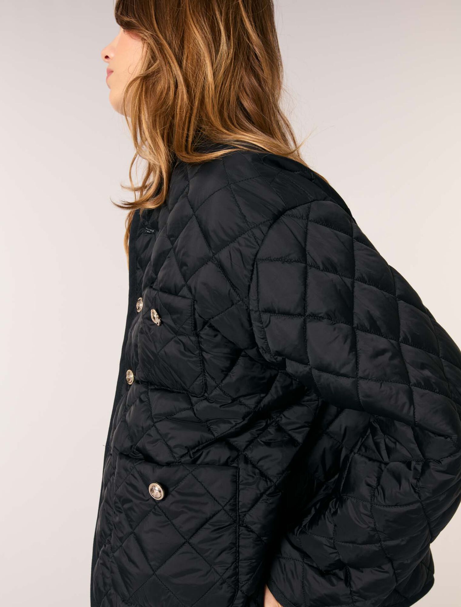 Abrigo acolchado reversible