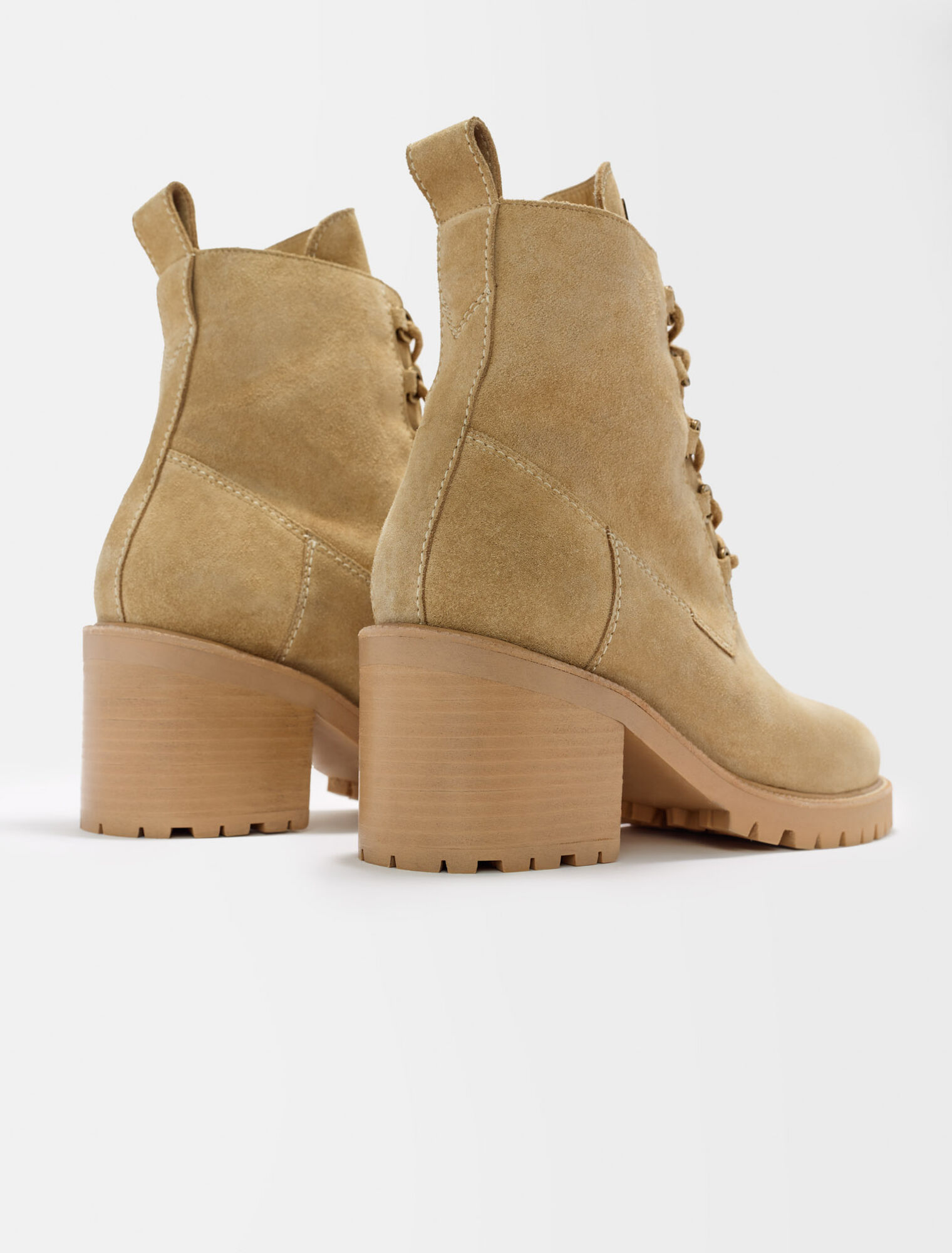 Botines de piel serraje