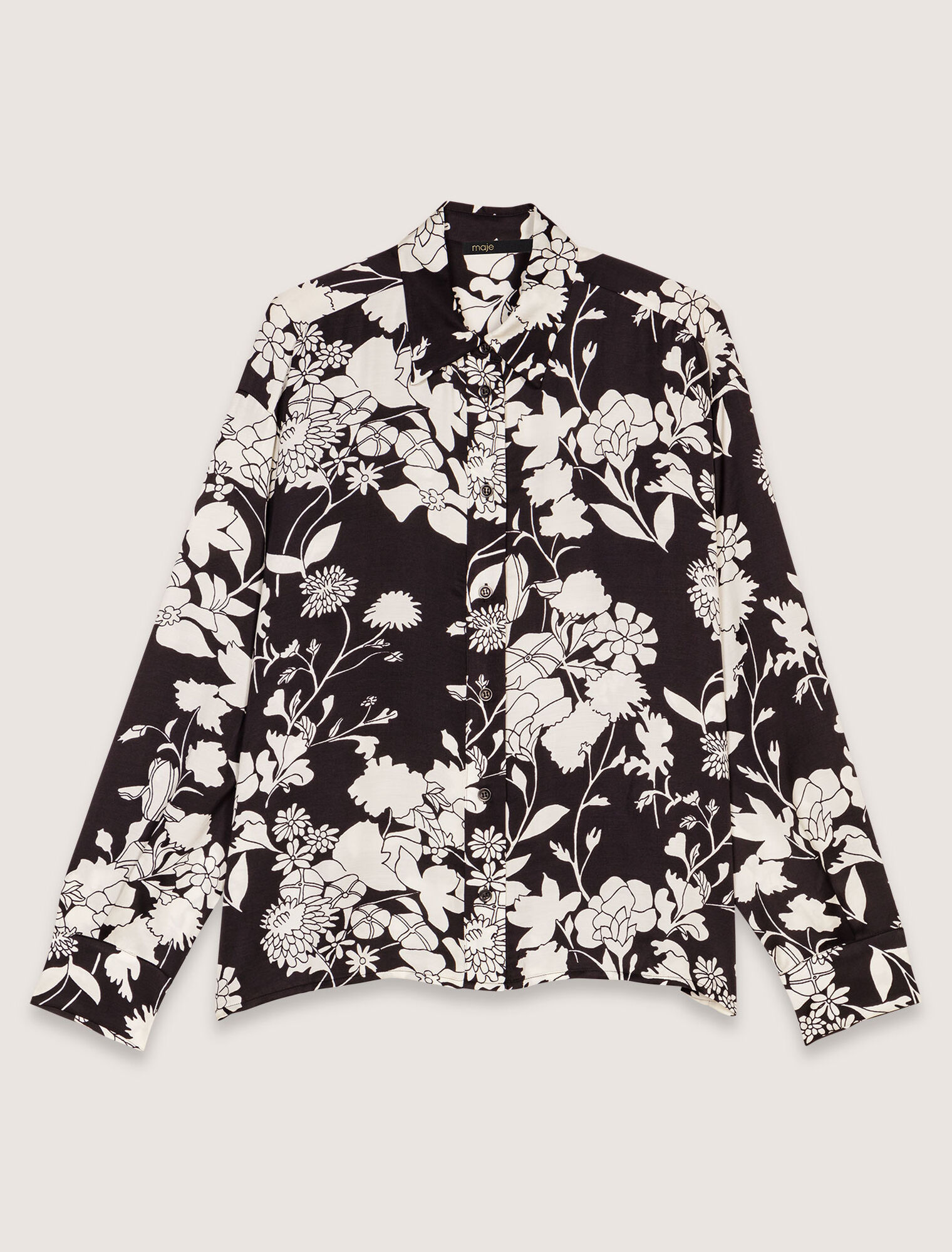 Camiseta con estampado floral