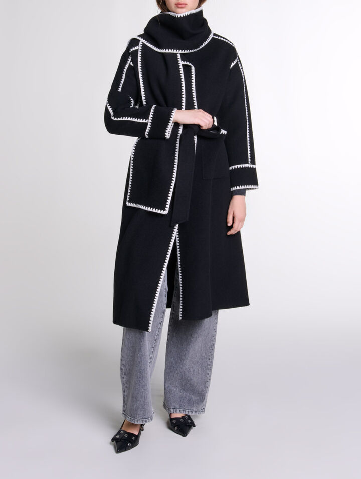 Abrigo bicolor reversible