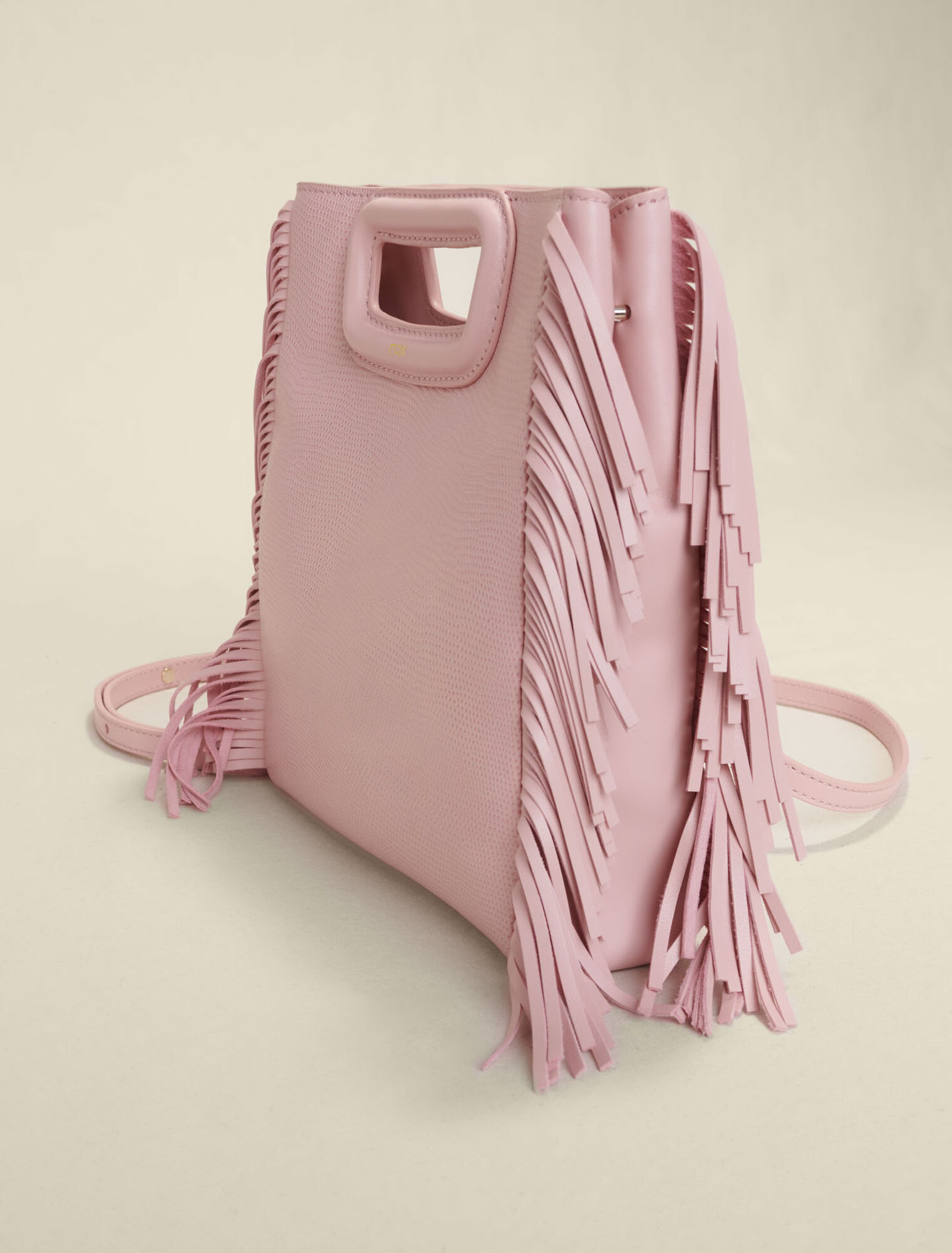 Bolso M piel efecto lagarto