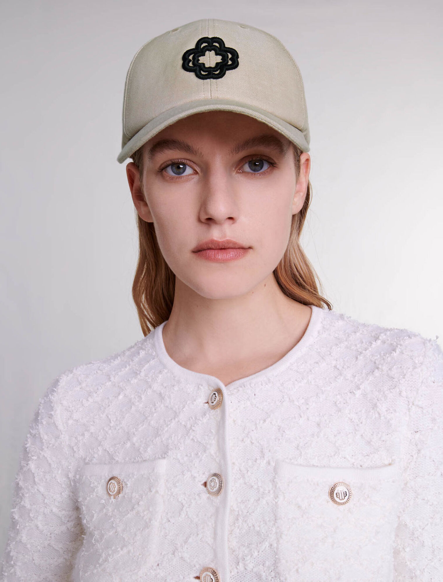 Gorra de lino y algodón