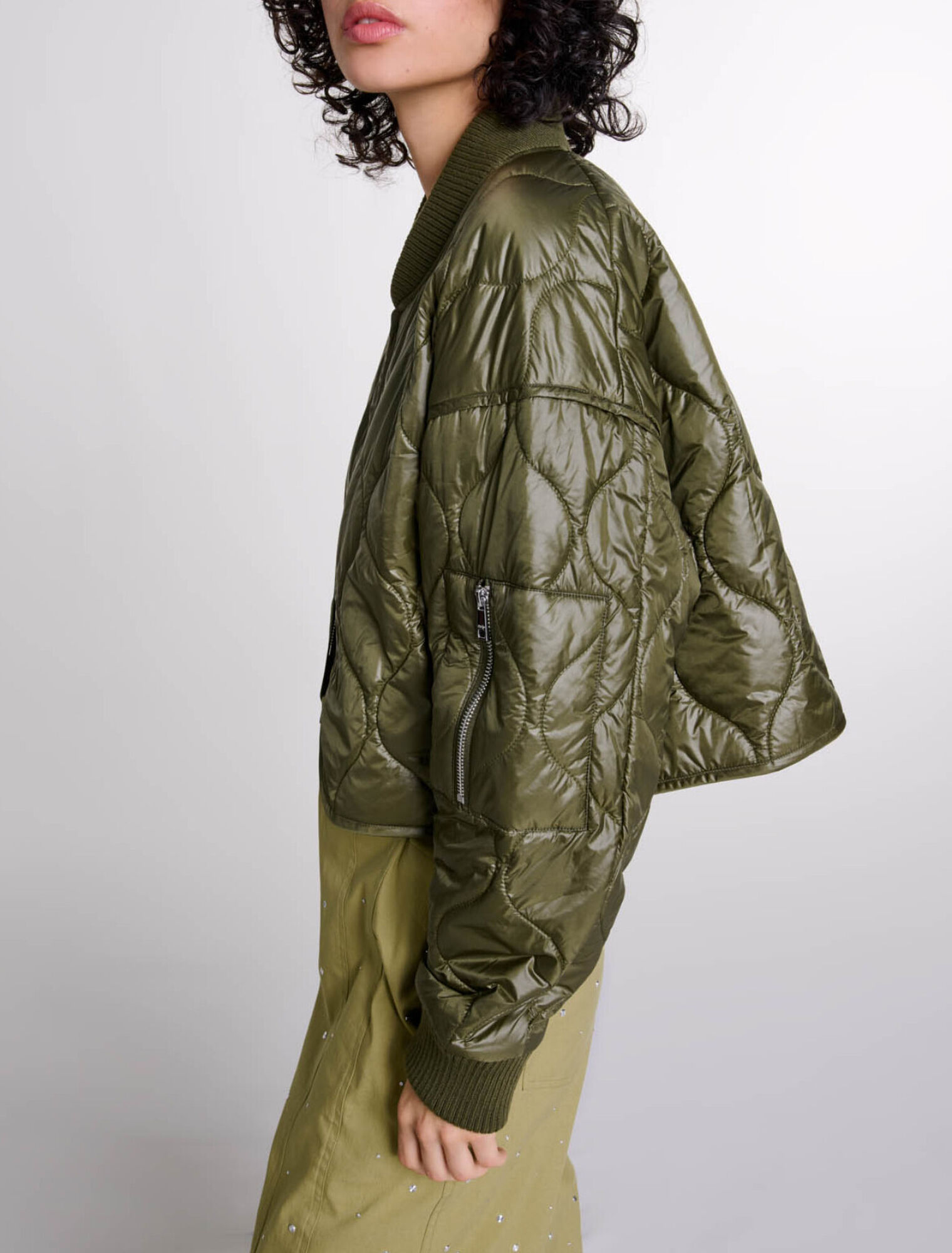 Chaqueta corta acolchada
