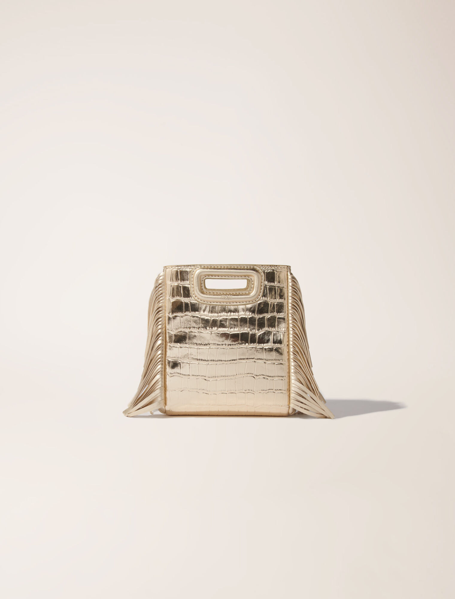 Bolso M Mini de piel de cocodrilo
