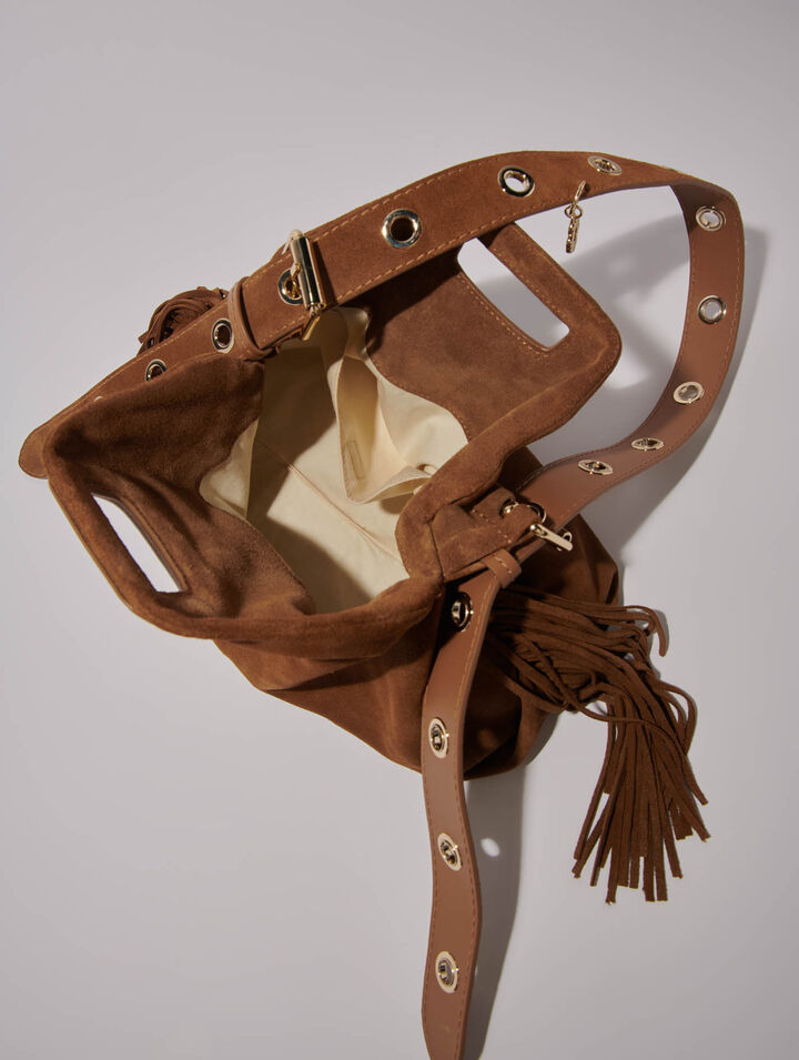 Bolso Miss M de gamuza