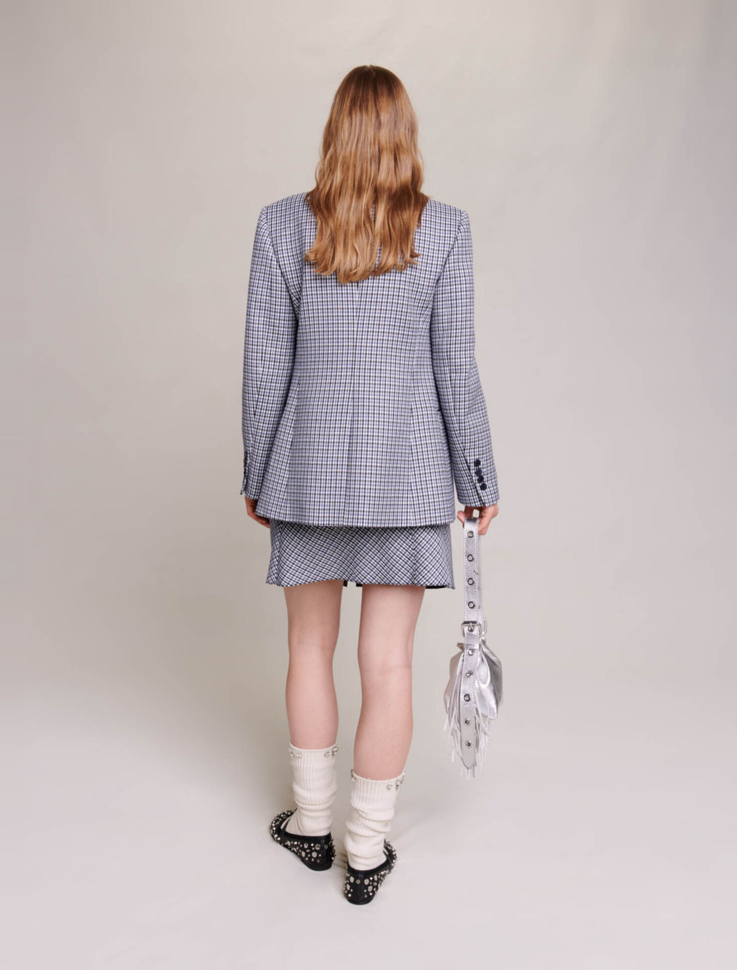 Chaqueta de traje a cuadros