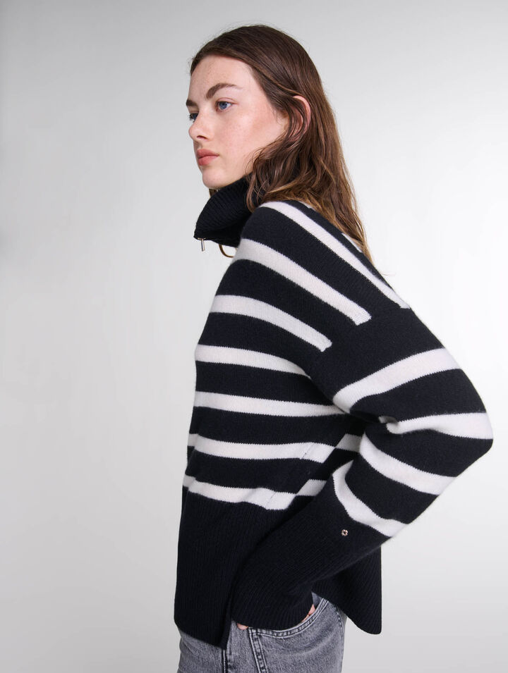 Jersey de cuello alto con