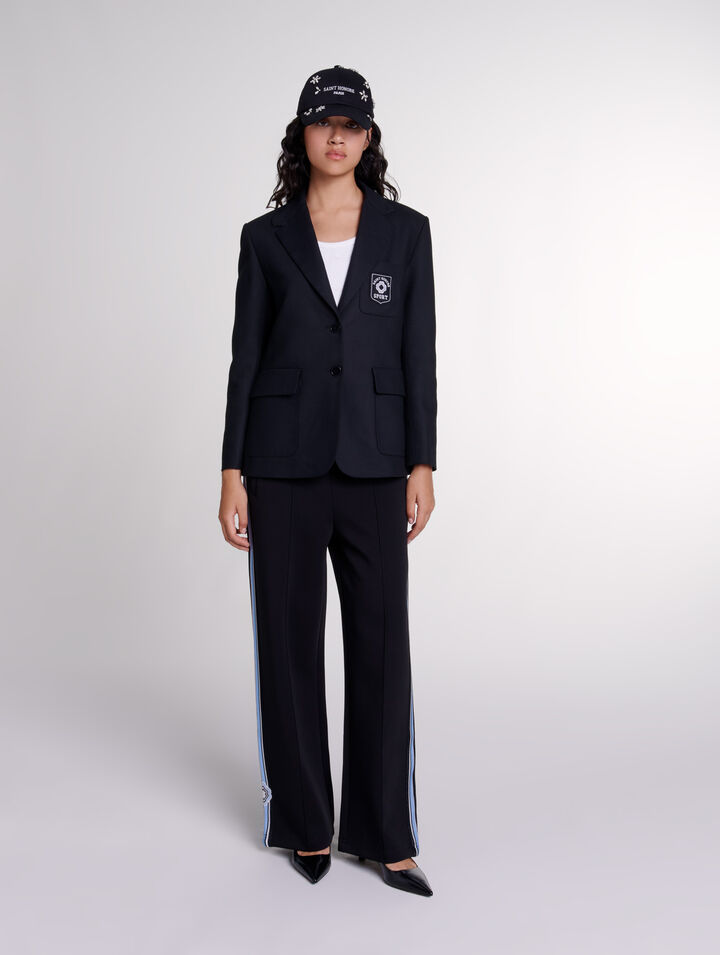 Chaqueta sastre bordada