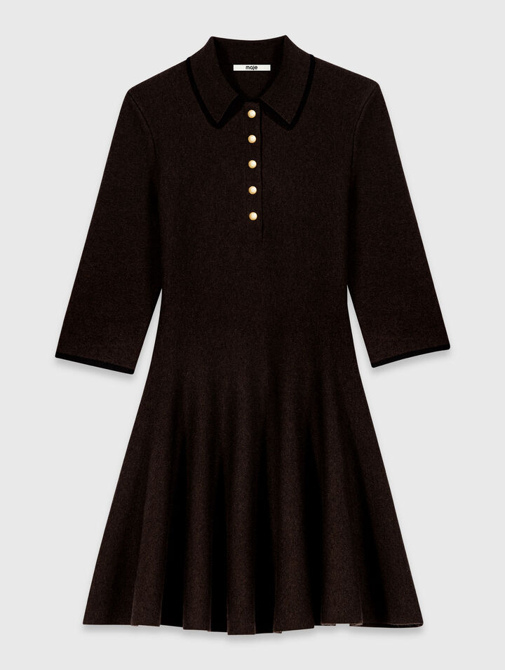 Vestido polo de punto