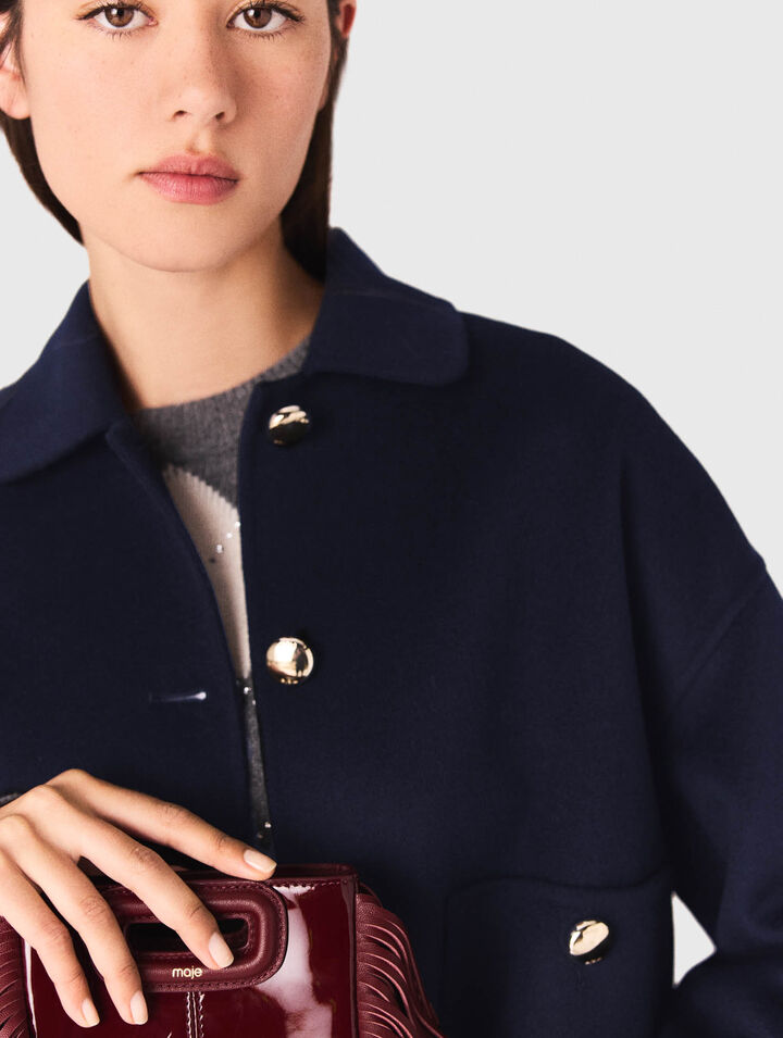 Chaqueta corta de lana