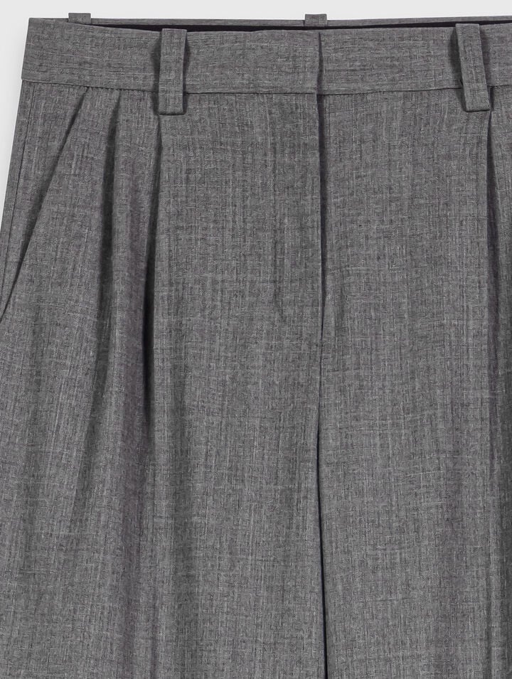 Pantal&oacute;n ancho con cord&oacute;n