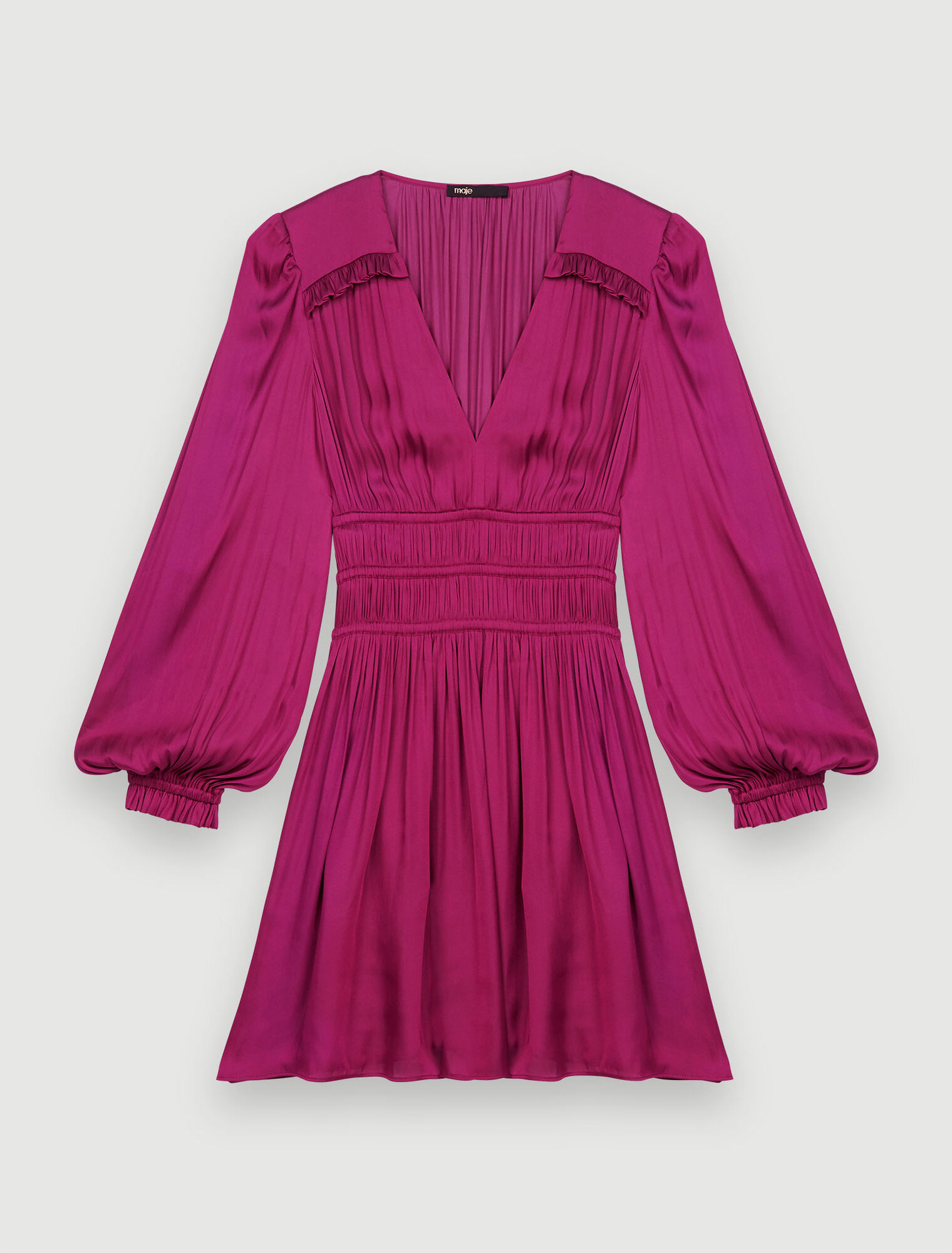 Vestido de raso fluido