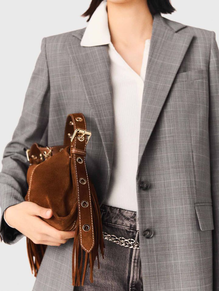 Bolso Miss M mini ante pespuntado